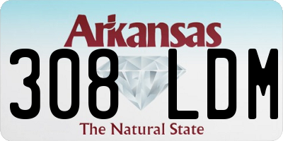 AR license plate 308LDM