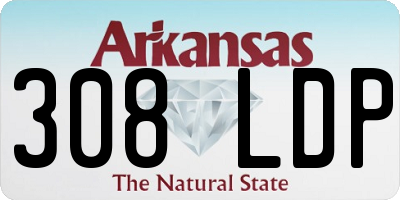 AR license plate 308LDP