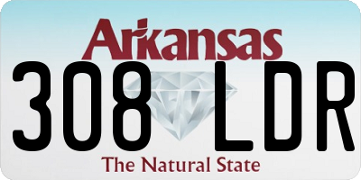 AR license plate 308LDR