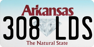 AR license plate 308LDS