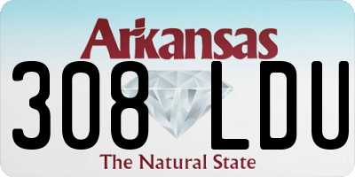 AR license plate 308LDU