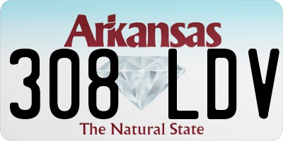 AR license plate 308LDV