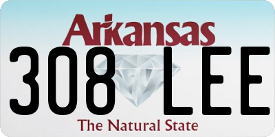 AR license plate 308LEE