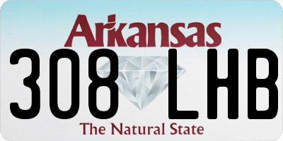 AR license plate 308LHB