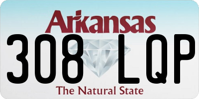 AR license plate 308LQP