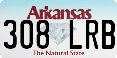 AR license plate 308LRB