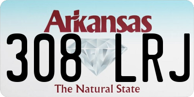 AR license plate 308LRJ