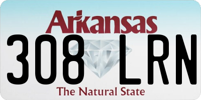 AR license plate 308LRN
