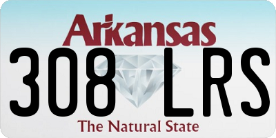 AR license plate 308LRS