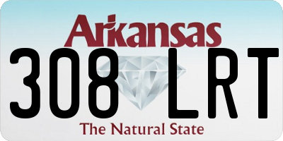 AR license plate 308LRT