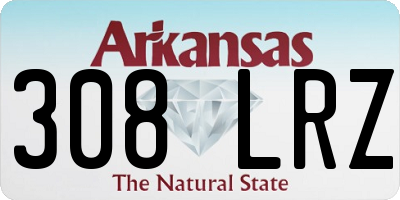 AR license plate 308LRZ
