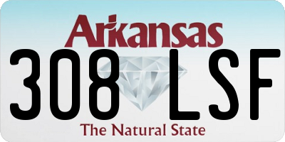 AR license plate 308LSF