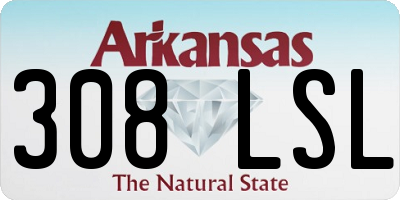 AR license plate 308LSL