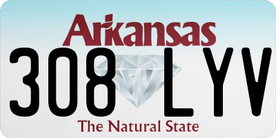 AR license plate 308LYV