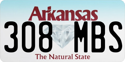 AR license plate 308MBS