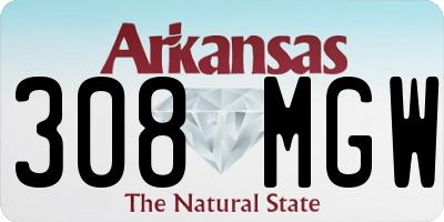 AR license plate 308MGW
