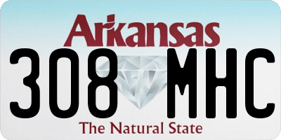 AR license plate 308MHC