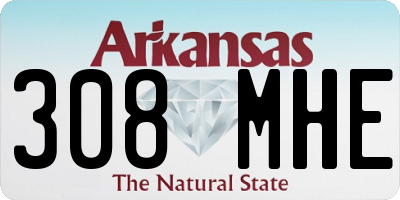 AR license plate 308MHE