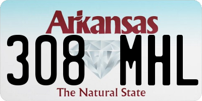 AR license plate 308MHL
