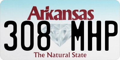 AR license plate 308MHP
