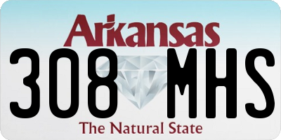 AR license plate 308MHS