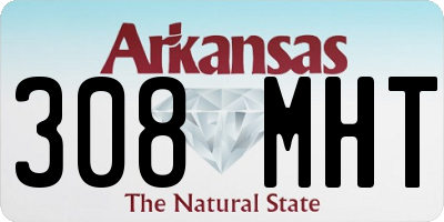 AR license plate 308MHT