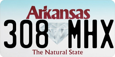 AR license plate 308MHX