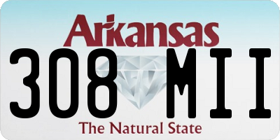 AR license plate 308MII