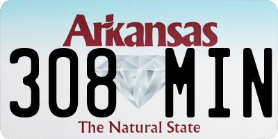 AR license plate 308MIN