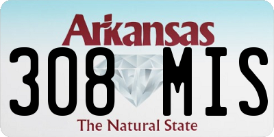 AR license plate 308MIS