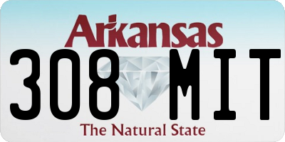 AR license plate 308MIT