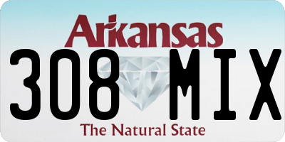 AR license plate 308MIX