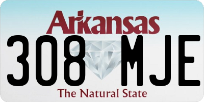 AR license plate 308MJE