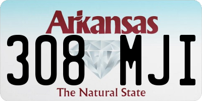 AR license plate 308MJI