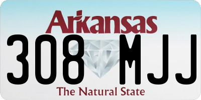AR license plate 308MJJ
