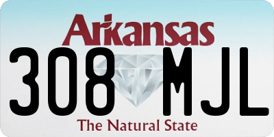 AR license plate 308MJL