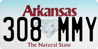 AR license plate 308MMY