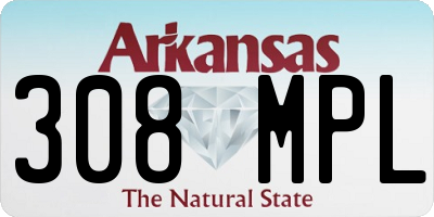 AR license plate 308MPL