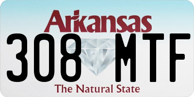 AR license plate 308MTF