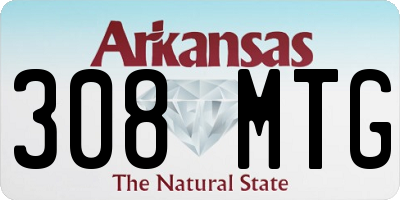 AR license plate 308MTG