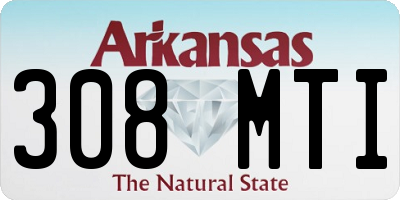 AR license plate 308MTI