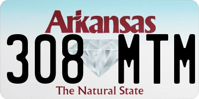 AR license plate 308MTM