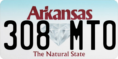 AR license plate 308MTO