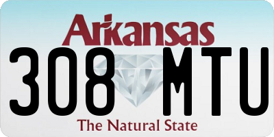 AR license plate 308MTU