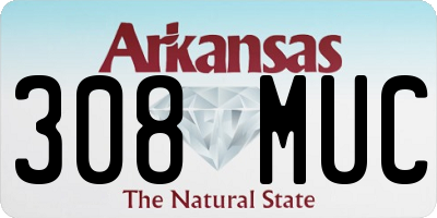AR license plate 308MUC