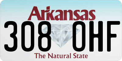 AR license plate 308OHF