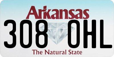 AR license plate 308OHL