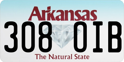 AR license plate 308OIB