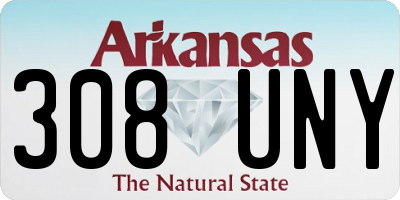 AR license plate 308UNY