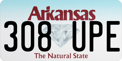 AR license plate 308UPE